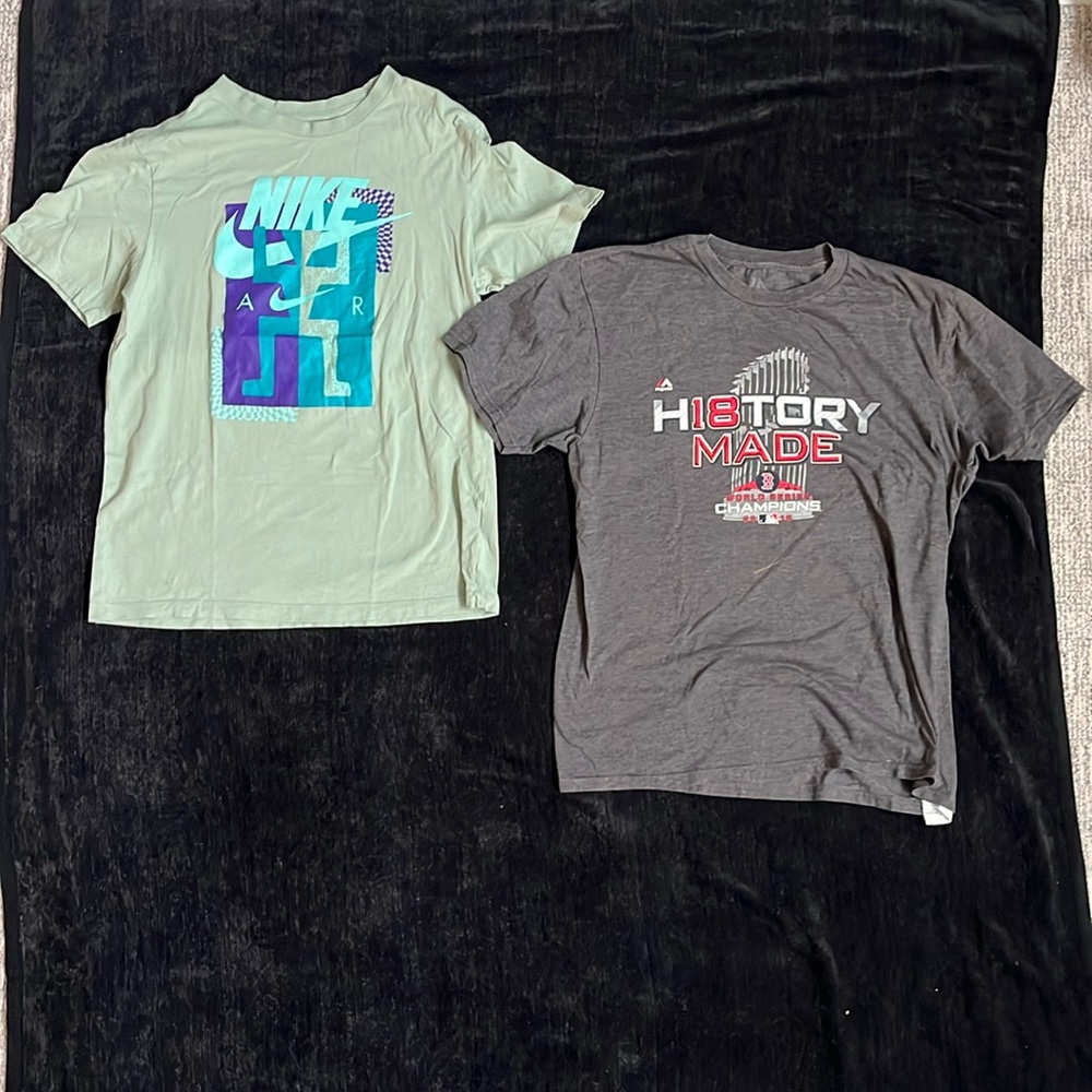 Bundle of two short sleeve Medium shirts